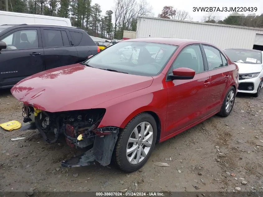 3VW2B7AJ3JM220439 2018 Volkswagen Jetta 1.4T S