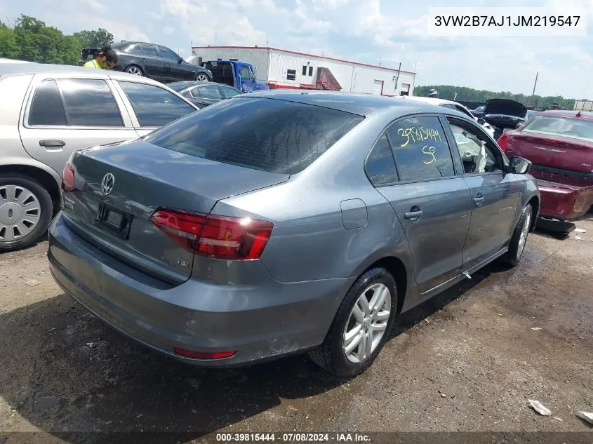 3VW2B7AJ1JM219547 2018 Volkswagen Jetta 1.4T S