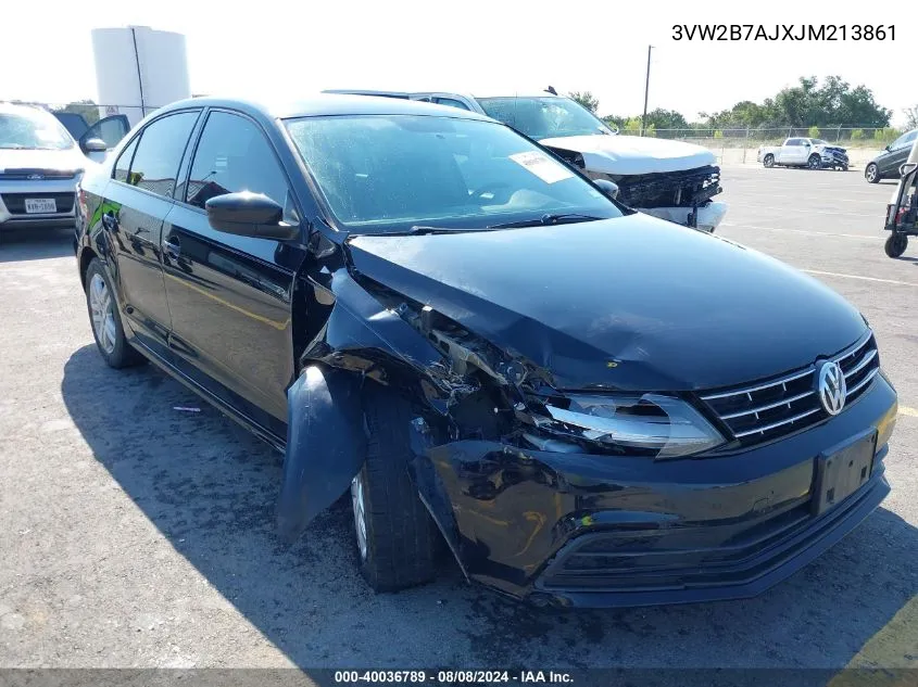 3VW2B7AJXJM213861 2018 Volkswagen Jetta 1.4T S