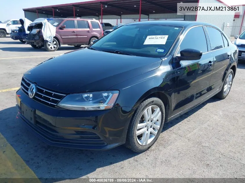 2018 Volkswagen Jetta 1.4T S VIN: 3VW2B7AJXJM213861 Lot: 40036789