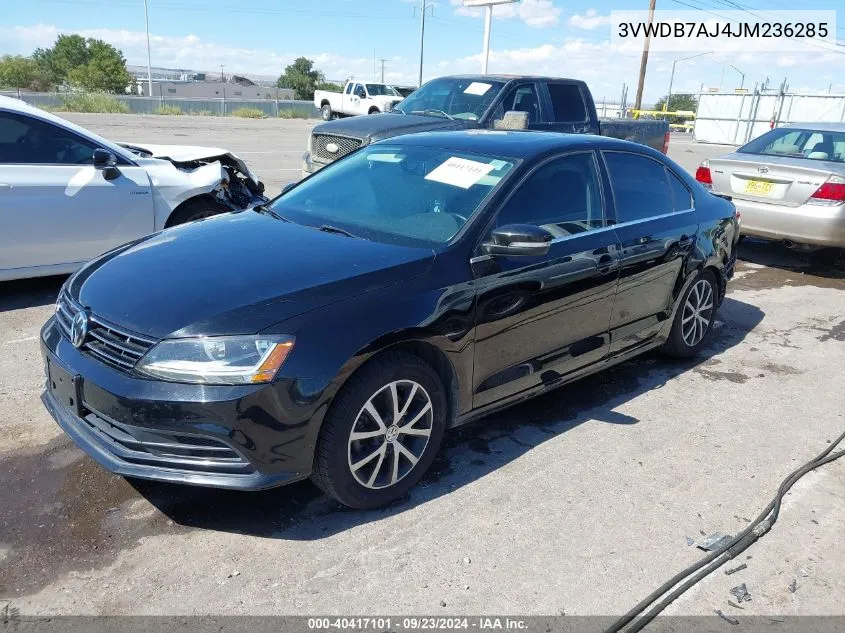 2018 Volkswagen Jetta Se/Wolfsburg VIN: 3VWDB7AJ4JM236285 Lot: 40417101