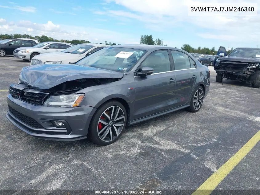 3VW4T7AJ7JM246340 2018 Volkswagen Jetta 2.0T Gli