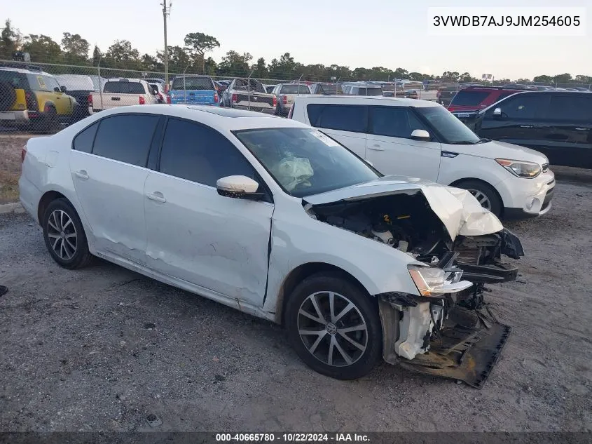 2018 Volkswagen Jetta 1.4T Se/1.4T Wolfsburg Edition VIN: 3VWDB7AJ9JM254605 Lot: 40665780