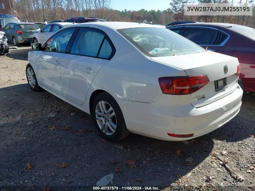 2018 Volkswagen Jetta 1.4T S VIN: 3VW2B7AJ0JM255195 Lot: 40757579