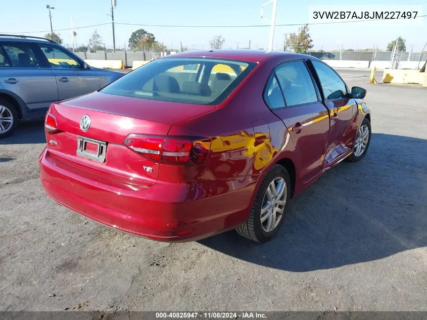 2018 Volkswagen Jetta 1.4T S VIN: 3VW2B7AJ8JM227497 Lot: 40825947