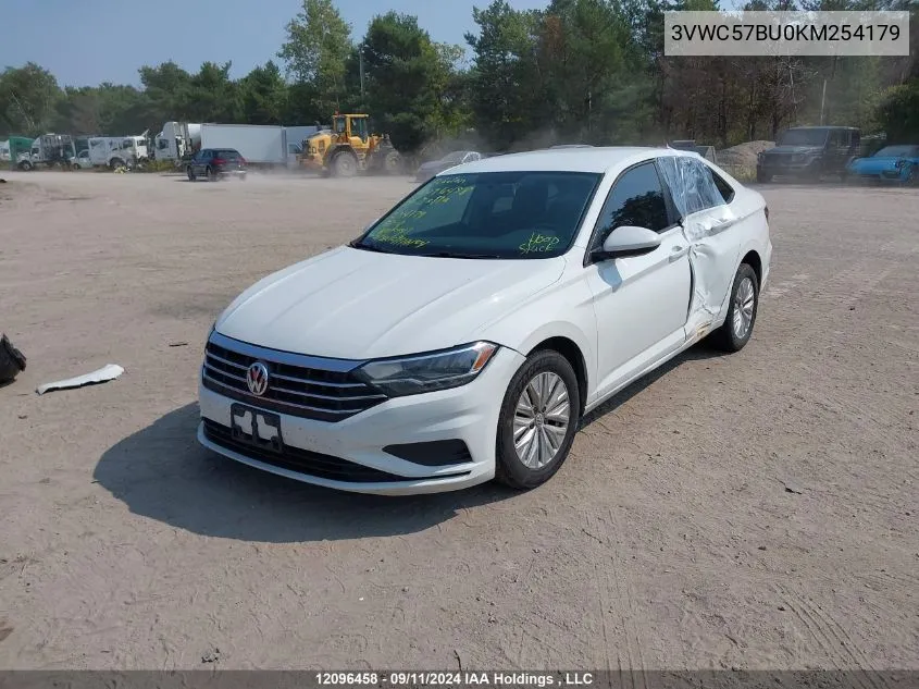 2019 Volkswagen Jetta VIN: 3VWC57BU0KM254179 Lot: 12096458