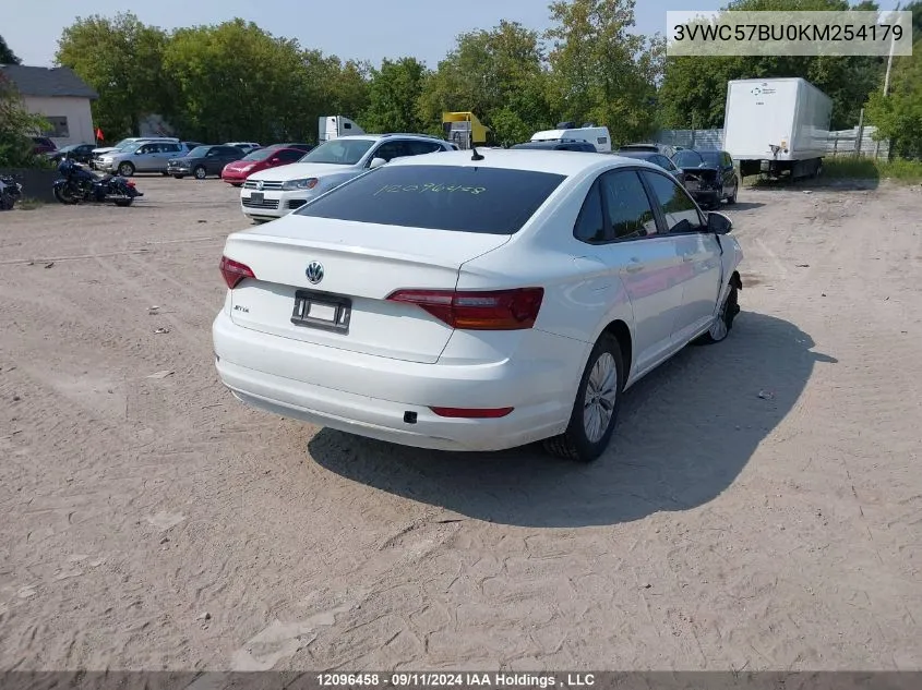 2019 Volkswagen Jetta VIN: 3VWC57BU0KM254179 Lot: 12096458