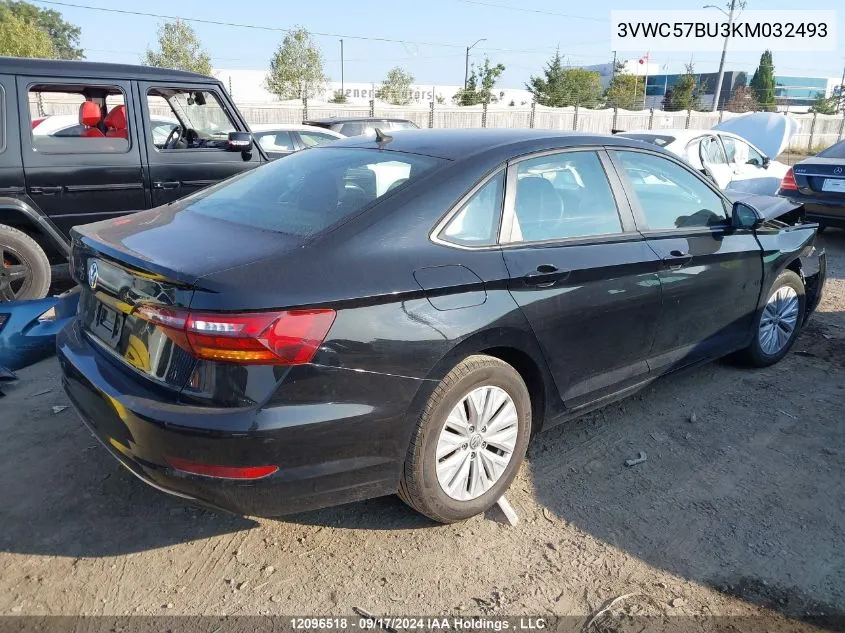 3VWC57BU3KM032493 2019 Volkswagen Jetta