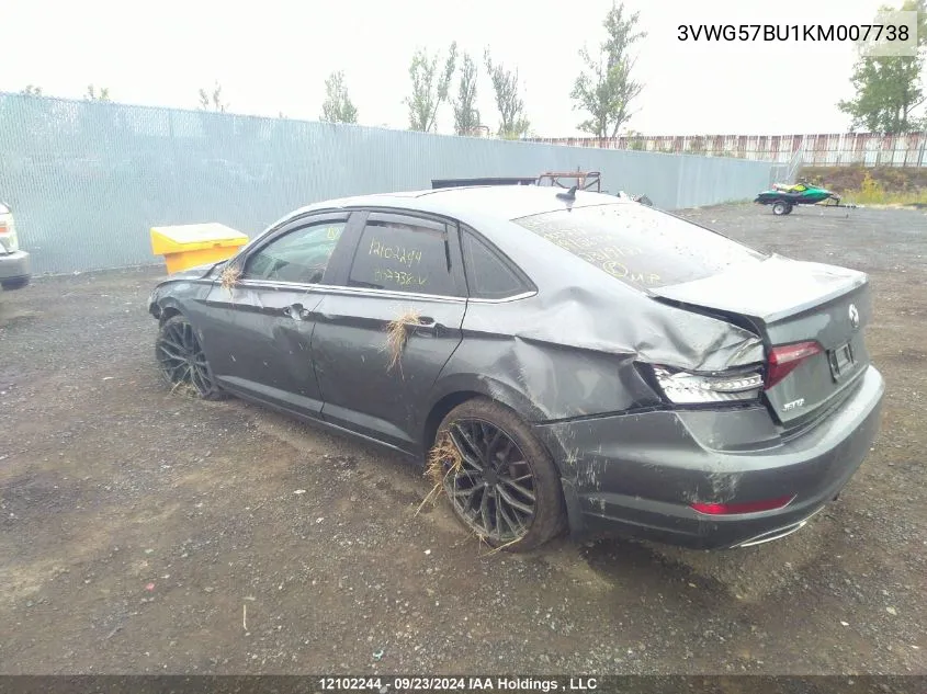 3VWG57BU1KM007738 2019 Volkswagen Jetta