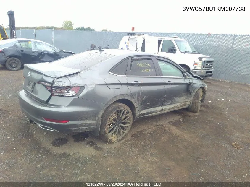 3VWG57BU1KM007738 2019 Volkswagen Jetta