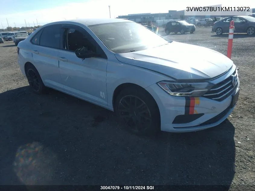 2019 Volkswagen Jetta S/Se/R-Line VIN: 3VWC57BU1KM113072 Lot: 30047079