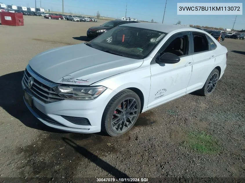 2019 Volkswagen Jetta S/Se/R-Line VIN: 3VWC57BU1KM113072 Lot: 30047079