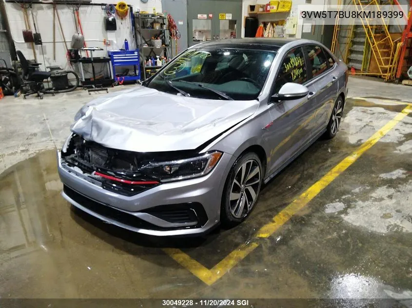 2019 Volkswagen Jetta Gli/35Th Anniversary Edit VIN: 3VW5T7BU8KM189399 Lot: 30049228