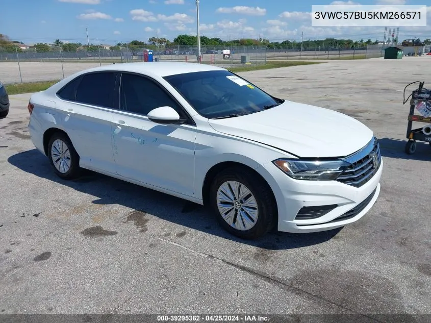 2019 Volkswagen Jetta 1.4T R-Line/1.4T S/1.4T Se VIN: 3VWC57BU5KM266571 Lot: 39295362