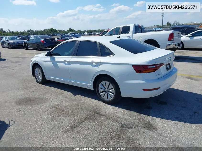 2019 Volkswagen Jetta 1.4T R-Line/1.4T S/1.4T Se VIN: 3VWC57BU5KM266571 Lot: 39295362