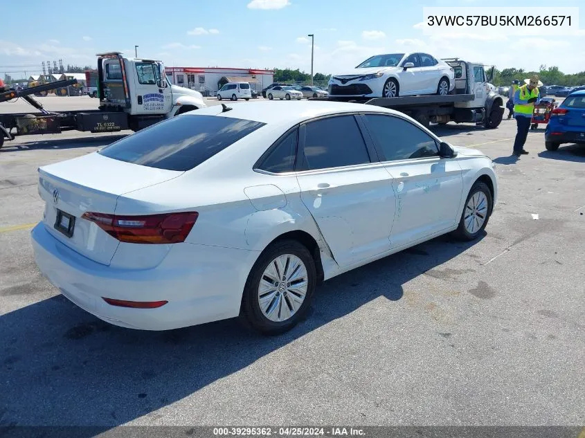 2019 Volkswagen Jetta 1.4T R-Line/1.4T S/1.4T Se VIN: 3VWC57BU5KM266571 Lot: 39295362