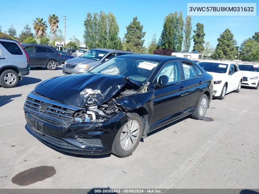 3VWC57BU8KM031632 2019 Volkswagen Jetta 1.4T R-Line/1.4T S/1.4T Se