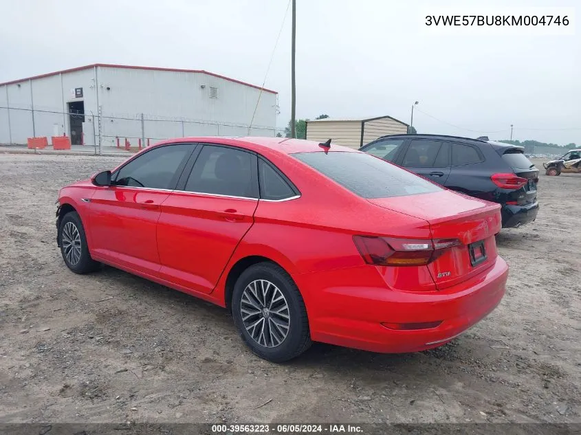 3VWE57BU8KM004746 2019 Volkswagen Jetta 1.4T Sel