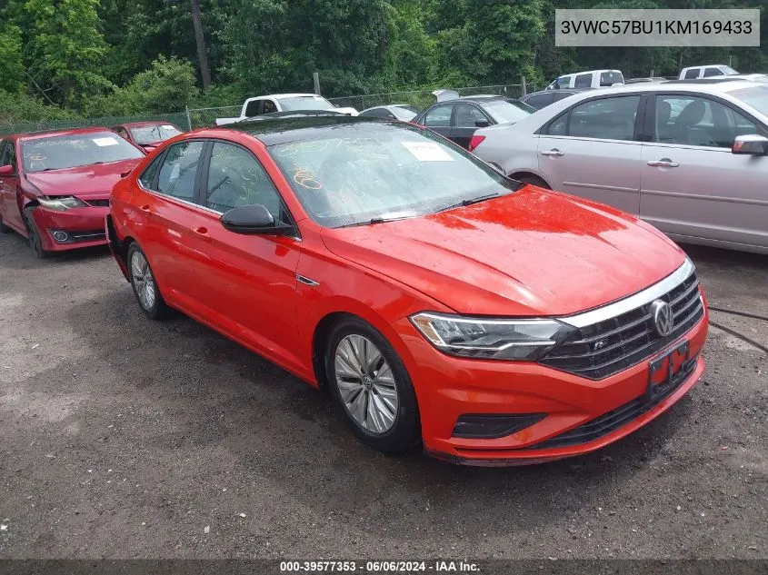 2019 Volkswagen Jetta 1.4T R-Line/1.4T S/1.4T Se VIN: 3VWC57BU1KM169433 Lot: 39577353