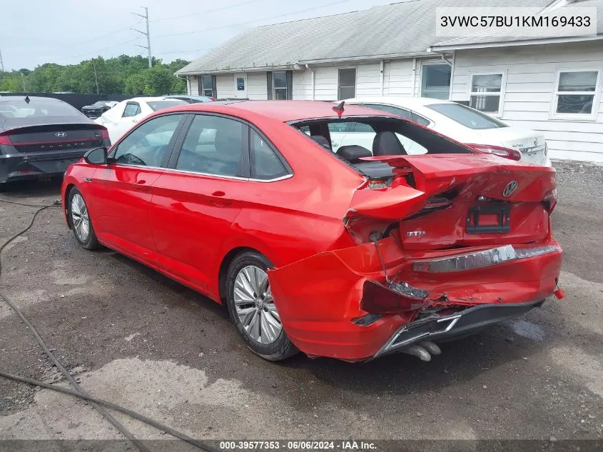 2019 Volkswagen Jetta 1.4T R-Line/1.4T S/1.4T Se VIN: 3VWC57BU1KM169433 Lot: 39577353