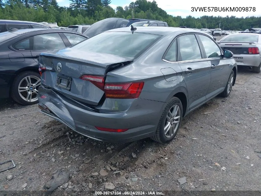 2019 Volkswagen Jetta 1.4T Sel VIN: 3VWE57BU6KM009878 Lot: 39717334