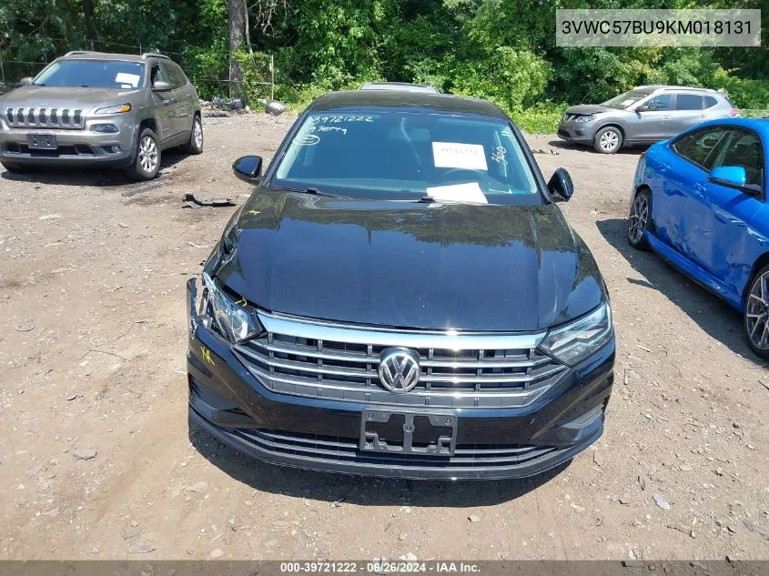 2019 Volkswagen Jetta 1.4T R-Line/1.4T S/1.4T Se VIN: 3VWC57BU9KM018131 Lot: 39721222