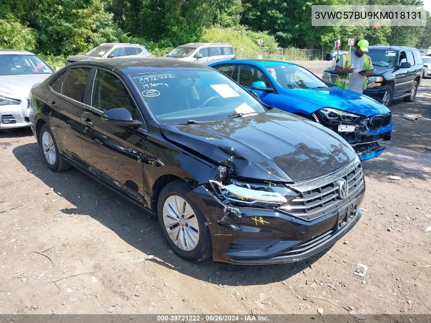 2019 Volkswagen Jetta 1.4T R-Line/1.4T S/1.4T Se VIN: 3VWC57BU9KM018131 Lot: 39721222