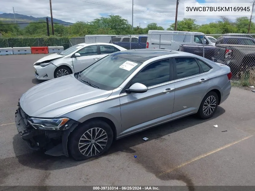 2019 Volkswagen Jetta 1.4T R-Line/1.4T S/1.4T Se VIN: 3VWCB7BU5KM169945 Lot: 39733314