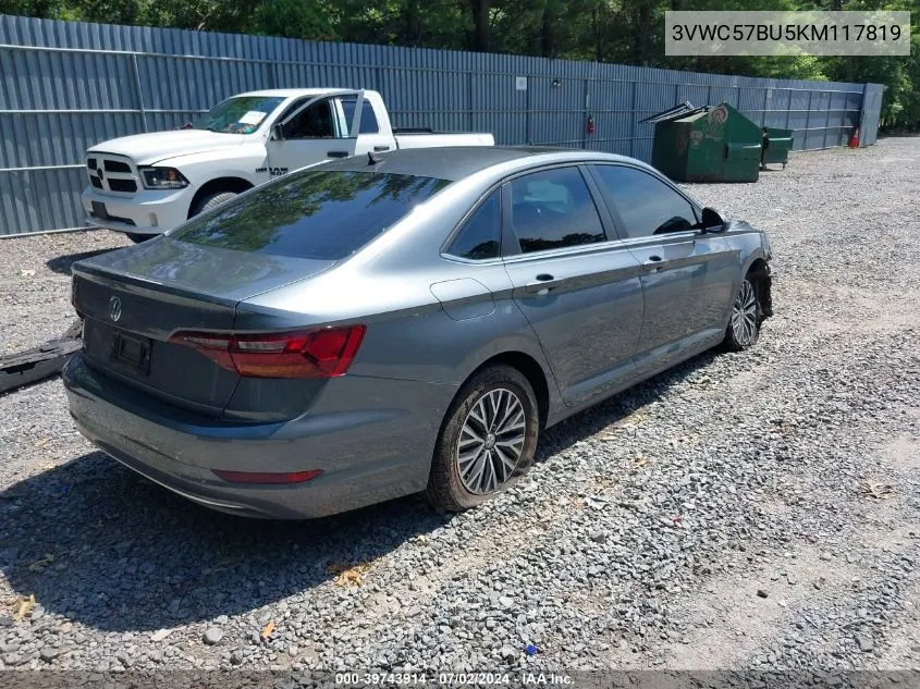 3VWC57BU5KM117819 2019 Volkswagen Jetta 1.4T R-Line/1.4T S/1.4T Se