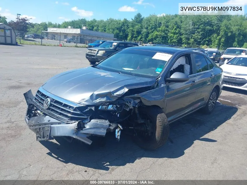 2019 Volkswagen Jetta 1.4T R-Line/1.4T S/1.4T Se VIN: 3VWC57BU9KM097834 Lot: 39766833