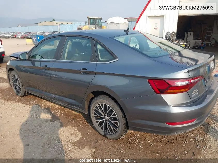 2019 Volkswagen Jetta 1.4T R-Line/1.4T S/1.4T Se VIN: 3VWCB7BU0KM276093 Lot: 39771250