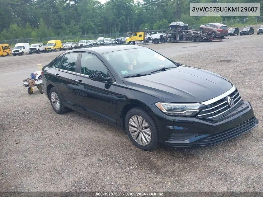 2019 Volkswagen Jetta 1.4T R-Line/1.4T S/1.4T Se VIN: 3VWC57BU6KM129607 Lot: 39787581