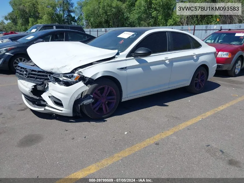 2019 Volkswagen Jetta 1.4T R-Line/1.4T S/1.4T Se VIN: 3VWC57BU1KM093583 Lot: 39799509