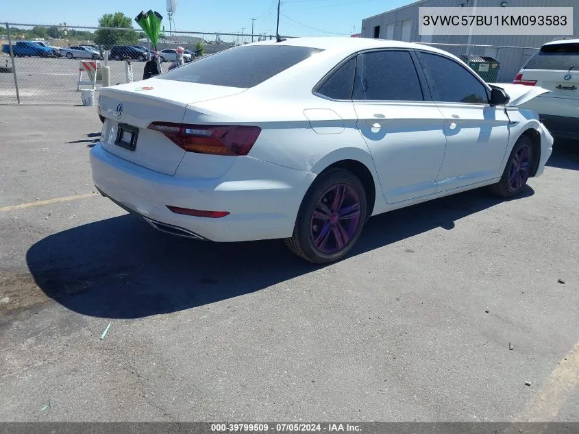 2019 Volkswagen Jetta 1.4T R-Line/1.4T S/1.4T Se VIN: 3VWC57BU1KM093583 Lot: 39799509