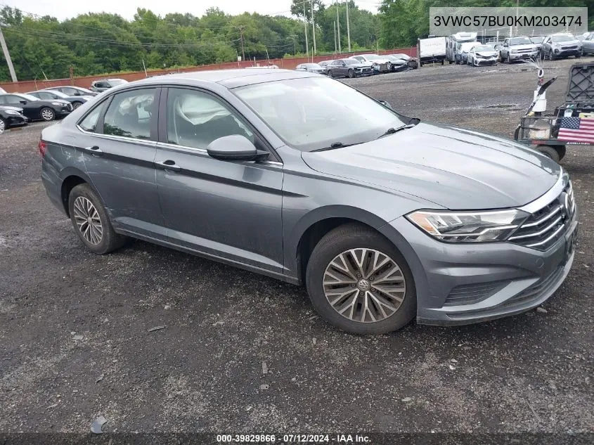 2019 Volkswagen Jetta 1.4T R-Line/1.4T S/1.4T Se VIN: 3VWC57BU0KM203474 Lot: 39829866