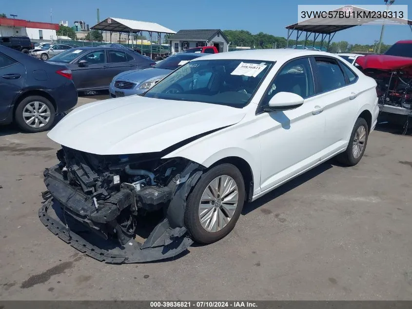 2019 Volkswagen Jetta 1.4T R-Line/1.4T S/1.4T Se VIN: 3VWC57BU1KM230313 Lot: 39836821