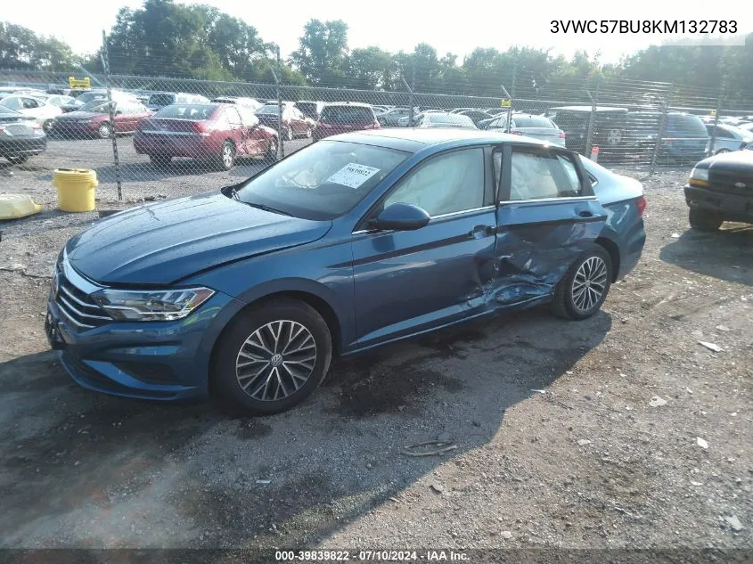 2019 Volkswagen Jetta 1.4T R-Line/1.4T S/1.4T Se VIN: 3VWC57BU8KM132783 Lot: 39839822