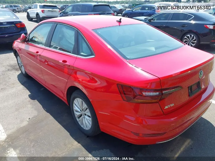 2019 Volkswagen Jetta 1.4T R-Line/1.4T S/1.4T Se VIN: 3VWCB7BU0KM166340 Lot: 39867826