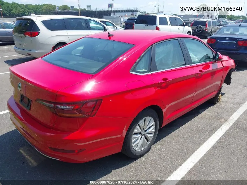 2019 Volkswagen Jetta 1.4T R-Line/1.4T S/1.4T Se VIN: 3VWCB7BU0KM166340 Lot: 39867826