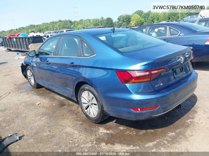 2019 Volkswagen Jetta 1.4T R-Line/1.4T S/1.4T Se VIN: 3VWC57BU7KM050740 Lot: 39873480