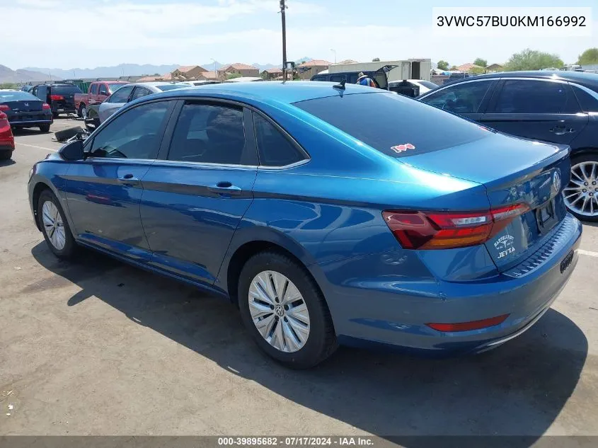 2019 Volkswagen Jetta 1.4T R-Line/1.4T S/1.4T Se VIN: 3VWC57BU0KM166992 Lot: 39895682