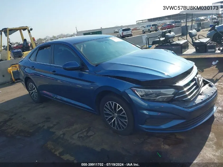 2019 Volkswagen Jetta 1.4T R-Line/1.4T S/1.4T Se VIN: 3VWC57BU8KM030173 Lot: 39911702