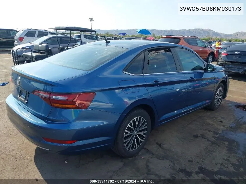 3VWC57BU8KM030173 2019 Volkswagen Jetta 1.4T R-Line/1.4T S/1.4T Se