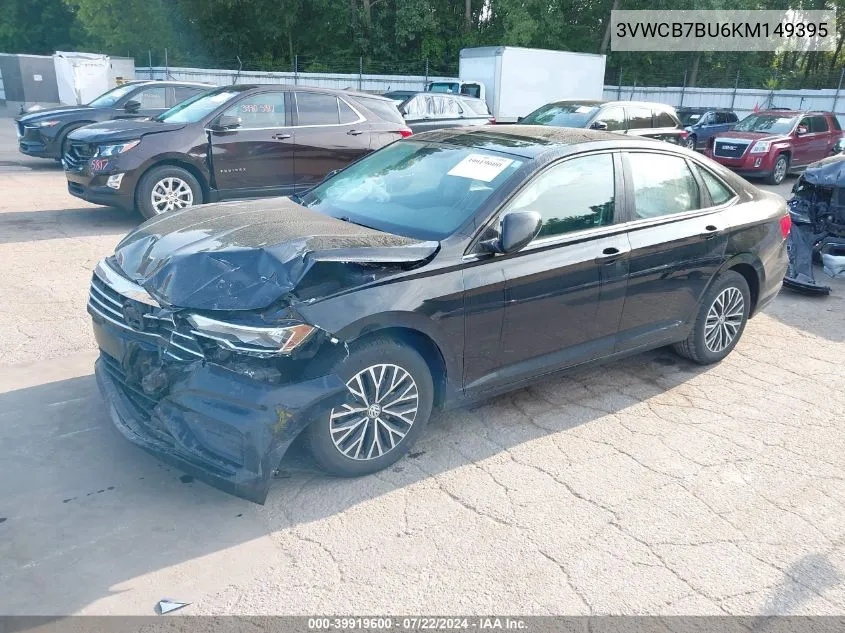 3VWCB7BU6KM149395 2019 Volkswagen Jetta 1.4T R-Line/1.4T S/1.4T Se