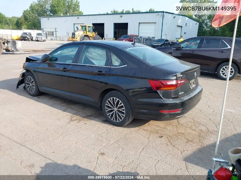 2019 Volkswagen Jetta 1.4T R-Line/1.4T S/1.4T Se VIN: 3VWCB7BU6KM149395 Lot: 39919600