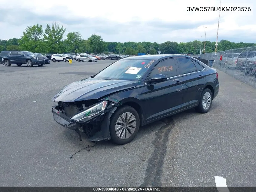 2019 Volkswagen Jetta 1.4T R-Line/1.4T S/1.4T Se VIN: 3VWC57BU6KM023576 Lot: 39934649