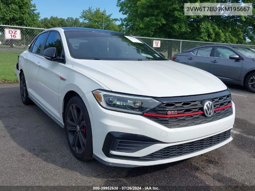 2019 Volkswagen Jetta Gli Gli/35Th Anniversary Edit VIN: 3VW6T7BU9KM195667 Lot: 39952630