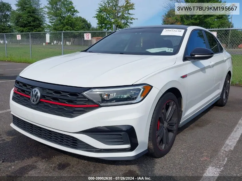 2019 Volkswagen Jetta Gli Gli/35Th Anniversary Edit VIN: 3VW6T7BU9KM195667 Lot: 39952630