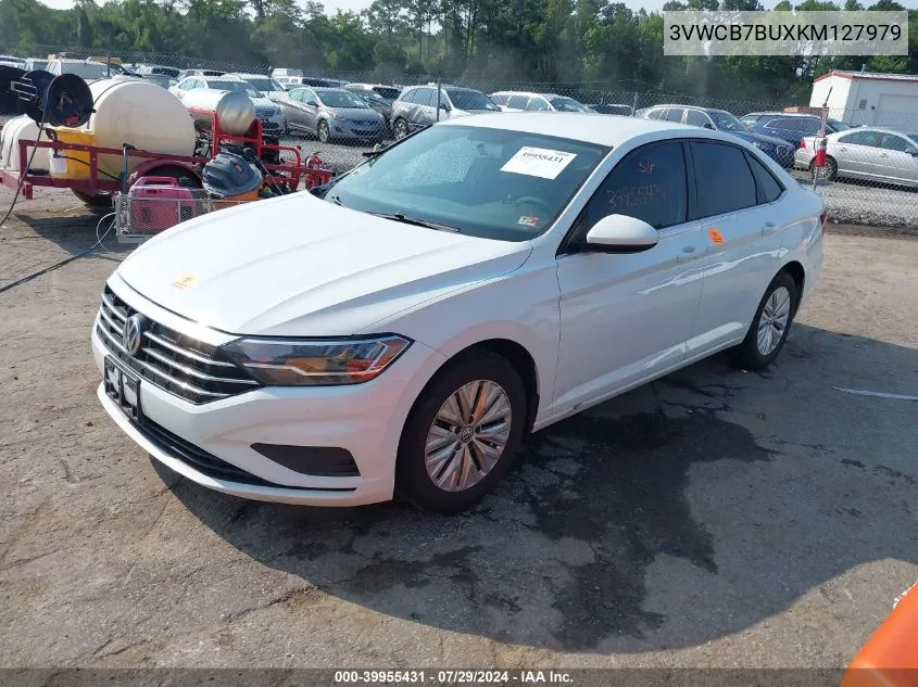 2019 Volkswagen Jetta 1.4T R-Line/1.4T S/1.4T Se VIN: 3VWCB7BUXKM127979 Lot: 39955431