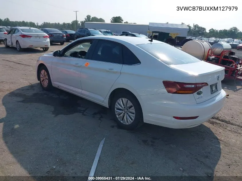 2019 Volkswagen Jetta 1.4T R-Line/1.4T S/1.4T Se VIN: 3VWCB7BUXKM127979 Lot: 39955431